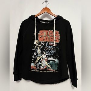 Star Wars Vintage Womens Cut (Size S) Pullover Hoodie
